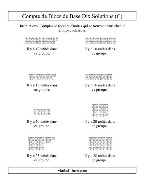 Compte d'unités (C) page 2