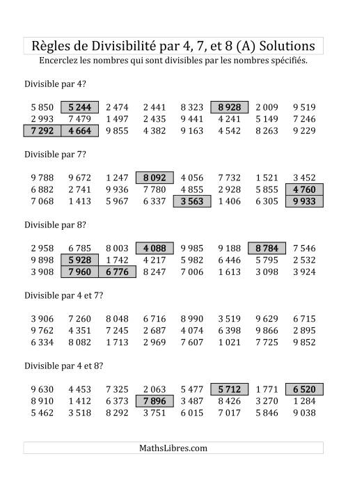 Divisibilité par 4, 7 et 8 -- 4-chiffres (Tout) page 2