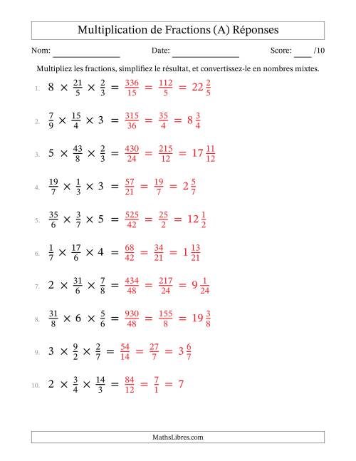 Multiplier fractions propres par quelques nombres entiers (trois facteurs) (Tout) page 2