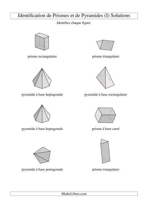 Identification de Prismes et de Polyèdres (I) page 2