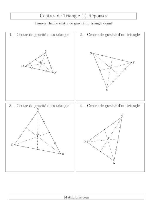 Centres de Gravité des Triangles Aiguës (I) page 2