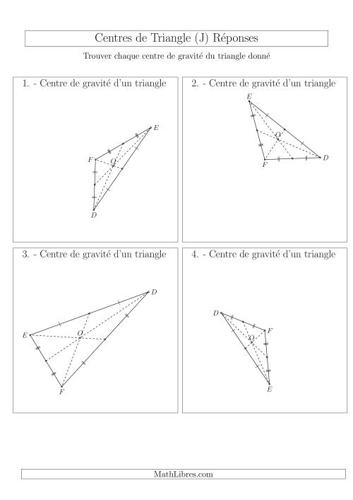 Centres de Gravité des Triangles Aiguës et Obtus (J) page 2