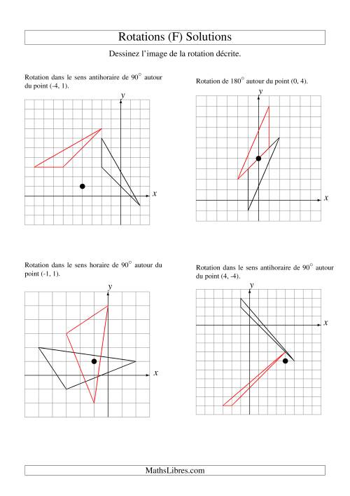 Rotation de figures à 3 sommets (F) page 2
