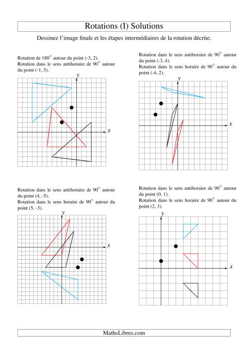 Rotation de figures à 3 sommets -- 2 étapes (I) page 2