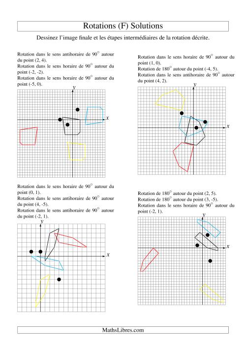 Rotation de figures à 5 sommets -- 3 étapes (F) page 2