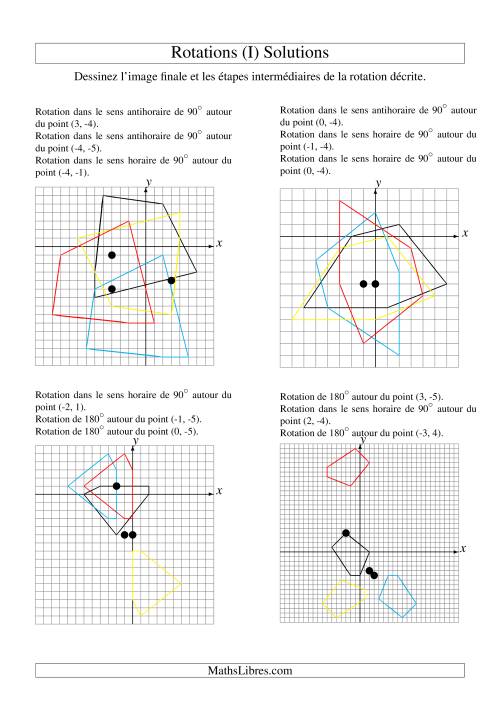 Rotation de figures à 5 sommets -- 3 étapes (I) page 2