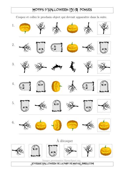 Images de Motifs d'Halloween Effrayants avec Deux Particularités (Forme & Rotation) (D) page 2