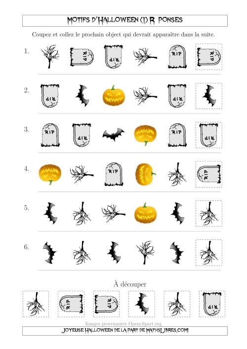 Images de Motifs d'Halloween Effrayants avec Deux Particularités (Forme & Rotation) (I) page 2