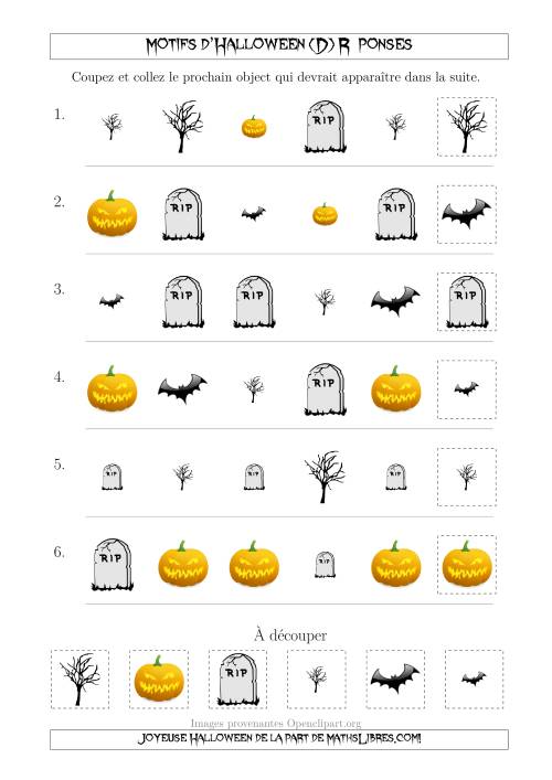 Images de Motifs d'Halloween Effrayants avec Deux Particularités (Forme & Taille) (D) page 2