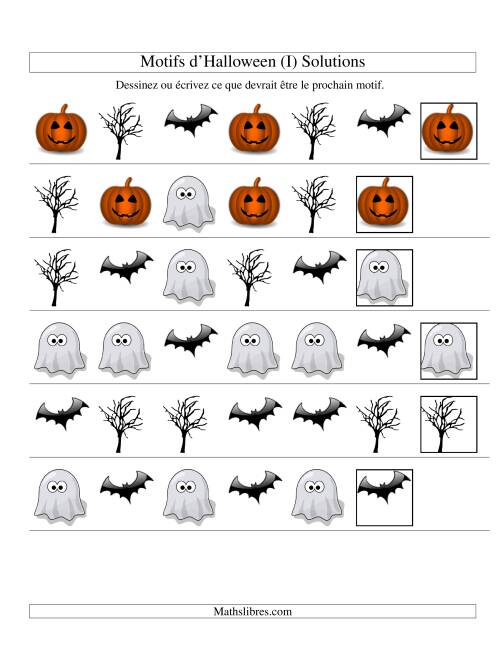 Images de Motifs d'Halloween avec Deux Particularités (forme) (I) page 2