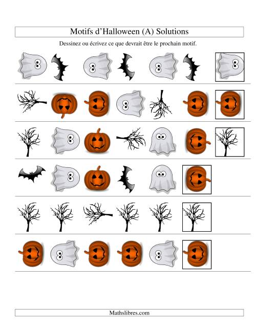 Images de Motifs d'Halloween avec Deux Particularités (forme & rotation) (Tout) page 2