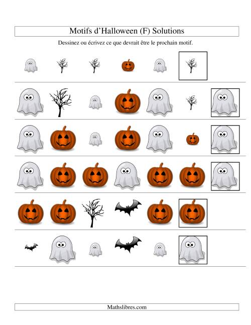 Images de Motifs d'Halloween avec Deux Particularités (forme & taille) (F) page 2