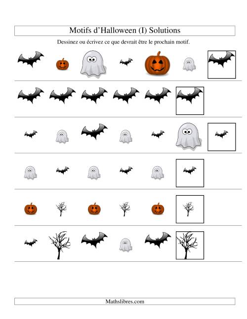 Images de Motifs d'Halloween avec Deux Particularités (forme & taille) (I) page 2