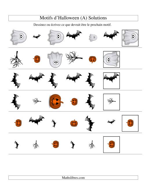 Images de Motifs d'Halloween avec Trois Particularités (forme, taille & rotation) (Tout) page 2