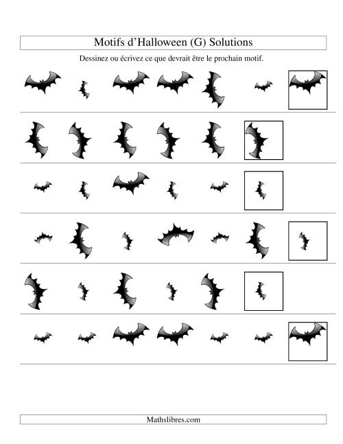 Images de Motifs d'Halloween avec Deux Particularités (taille & rotation) (G) page 2