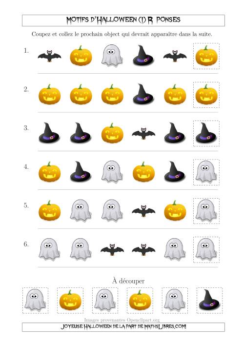 Images de Motifs d'Halloween Pas Très Effrayants avec une Seule Particularité (Forme) (I) page 2