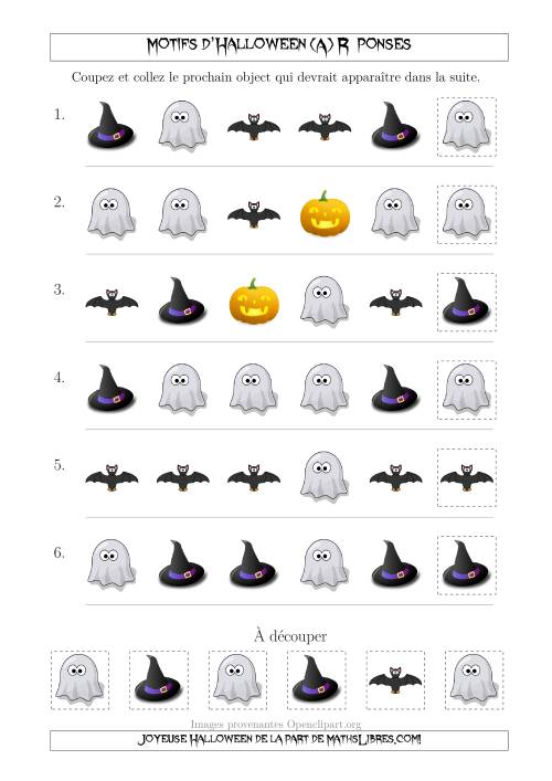 Images de Motifs d'Halloween Pas Très Effrayants avec une Seule Particularité (Forme) (Tout) page 2