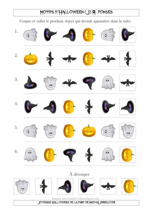 Images de Motifs d'Halloween Pas Très Effrayants avec Deux Particularités (Forme & Rotation) (J) page 2