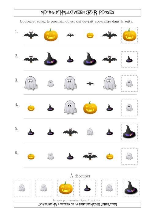 Images de Motifs d'Halloween Pas Très Effrayants avec Deux Particularités (Forme & Taille) (F) page 2