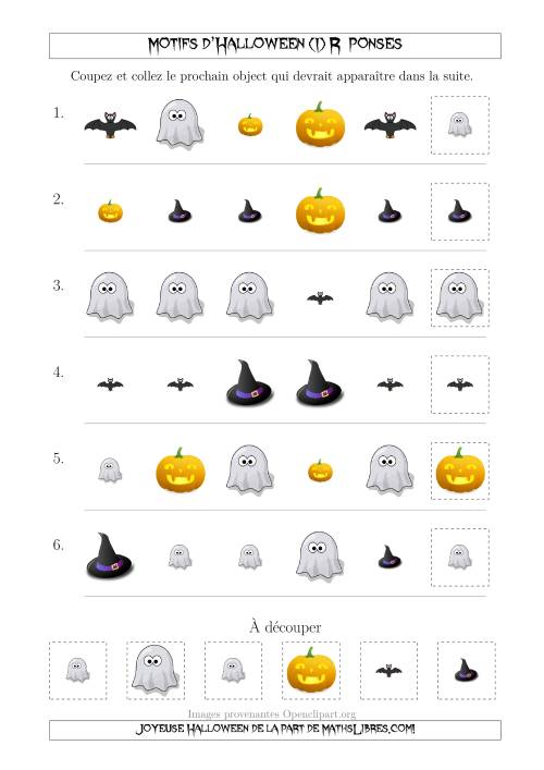 Images de Motifs d'Halloween Pas Très Effrayants avec Deux Particularités (Forme & Taille) (I) page 2