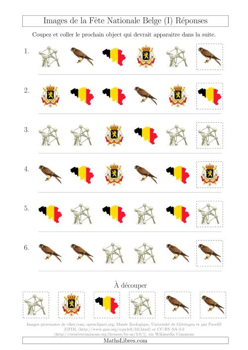 Images de la Fête Nationale Belge avec Une Seule Particularité (Forme) (I) page 2