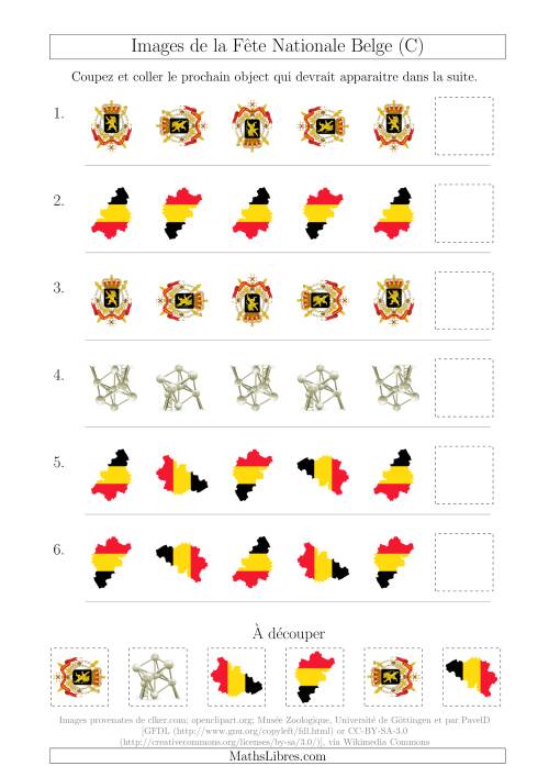 Images de la Fête Nationale Belge avec Une Seule Particularité (Rotation) (C)