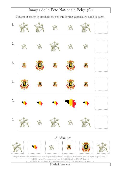 Images de la Fête Nationale Belge avec Une Seule Particularité (Taille) (G)