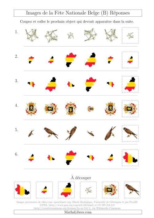 Images de la Fête Nationale Belge avec Deux Particularités (Taille & Rotation) (B) page 2