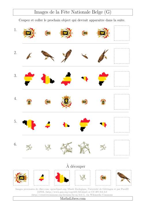 Images de la Fête Nationale Belge avec Deux Particularités (Taille & Rotation) (G)
