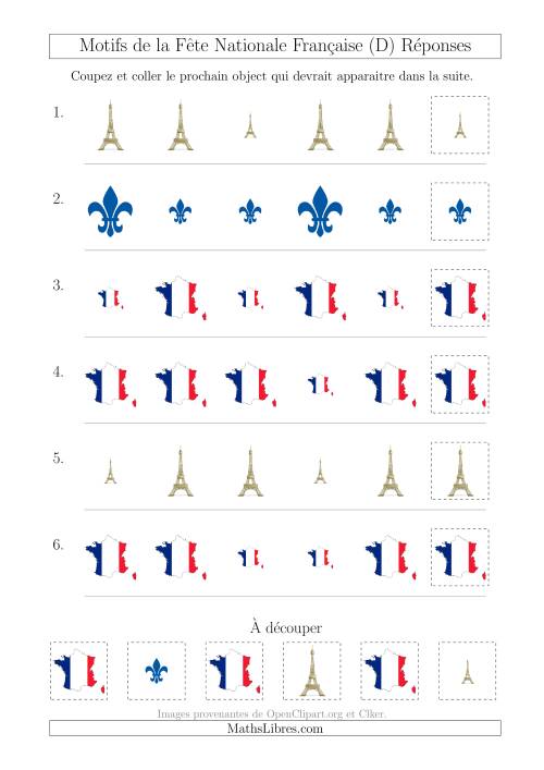 Images de la Fête Nationale Française avec Une Seule Particularité (Taille) (D) page 2