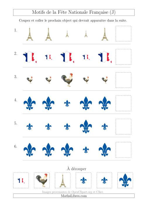 Images de la Fête Nationale Française avec Une Seule Particularité (Taille) (J)