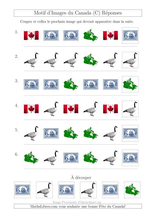 Motif d'Images du Canada avec Comme Attribut la Forme (C) page 2