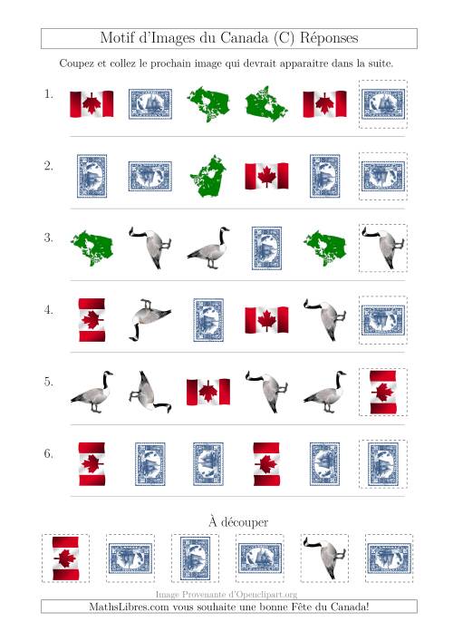 Motif d'Images du Canada avec Comme Attributs Forme et Rotation (C) page 2