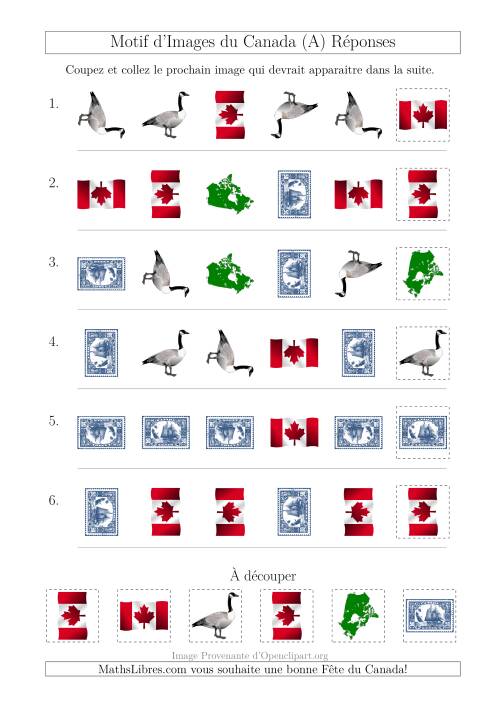 Motif d'Images du Canada avec Comme Attributs Forme et Rotation (Tout) page 2