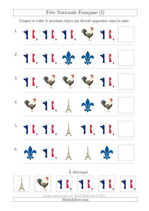 Images de la Fête Nationale Française avec Une Seule Particularité (Forme) (I)