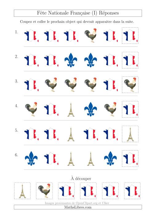 Images de la Fête Nationale Française avec Une Seule Particularité (Forme) (I) page 2