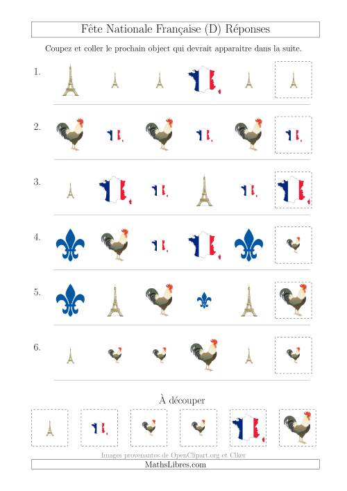 Images de la Fête Nationale Française avec Deux Particularités (Forme & Taille) (D) page 2