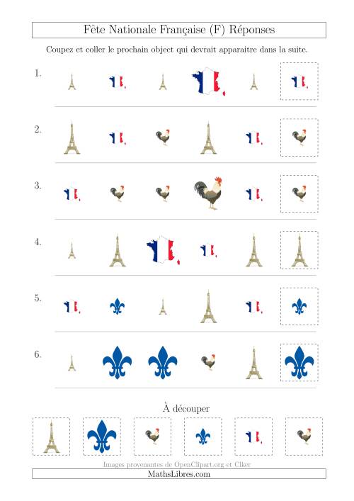 Images de la Fête Nationale Française avec Deux Particularités (Forme & Taille) (F) page 2