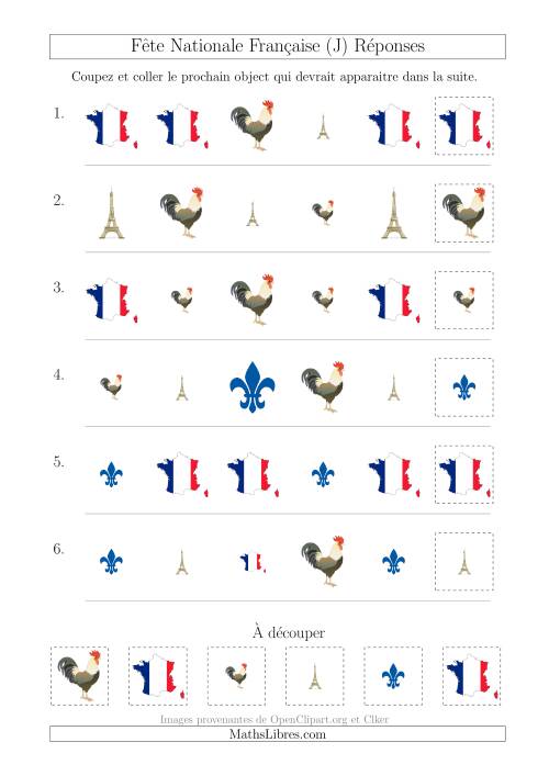 Images de la Fête Nationale Française avec Deux Particularités (Forme & Taille) (J) page 2