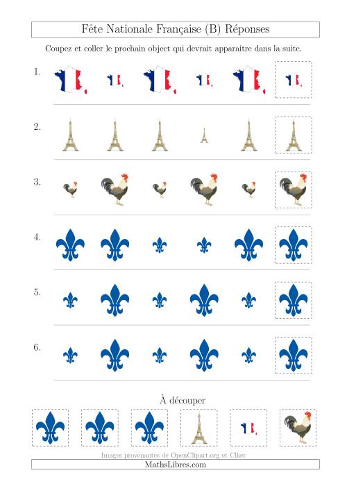 Images de la Fête Nationale Française avec Une Seule Particularité (Taille) (B) page 2