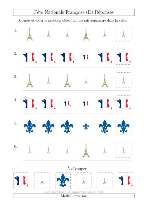 Images de la Fête Nationale Française avec Une Seule Particularité (Taille) (D) page 2