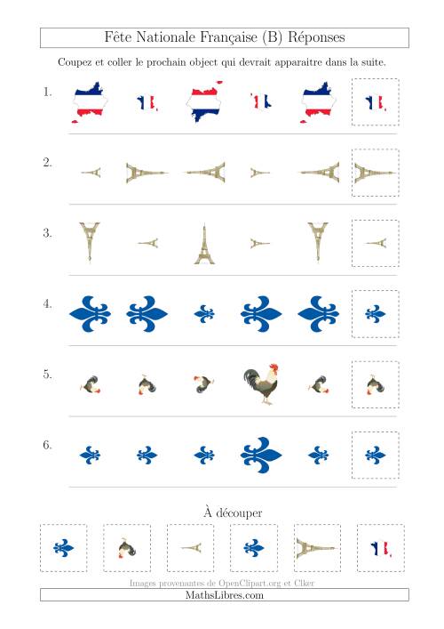 Images de la Fête Nationale Française avec Deux Particularités (Taille & Rotation) (B) page 2