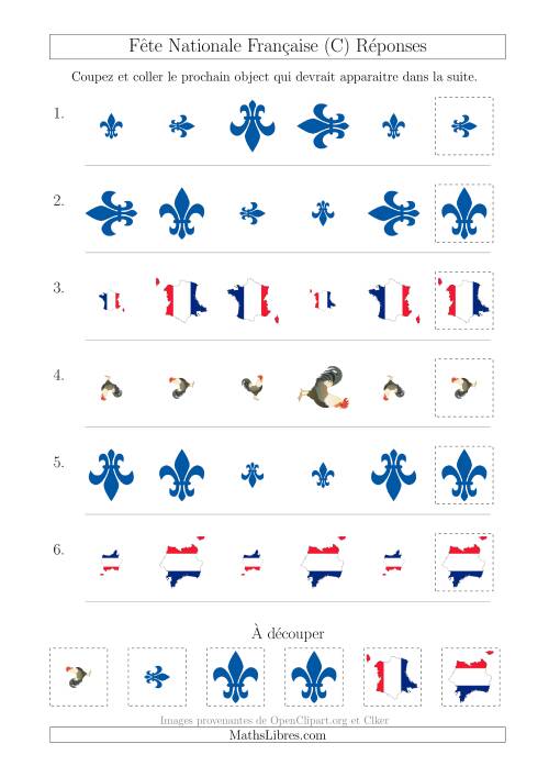 Images de la Fête Nationale Française avec Deux Particularités (Taille & Rotation) (C) page 2