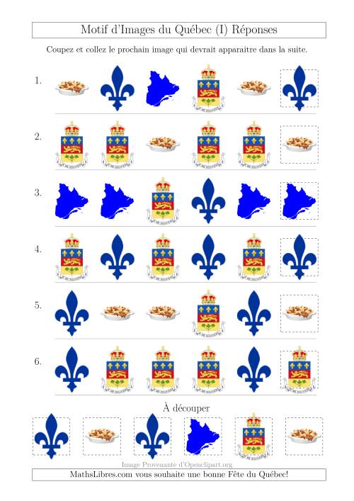 Motif d'Images du Québec avec Comme Attribut la Forme (I) page 2