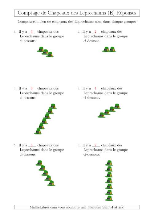 Comptage de Chapeaux des Leprechauns Arrangés en Forme Linéaire (E) page 2
