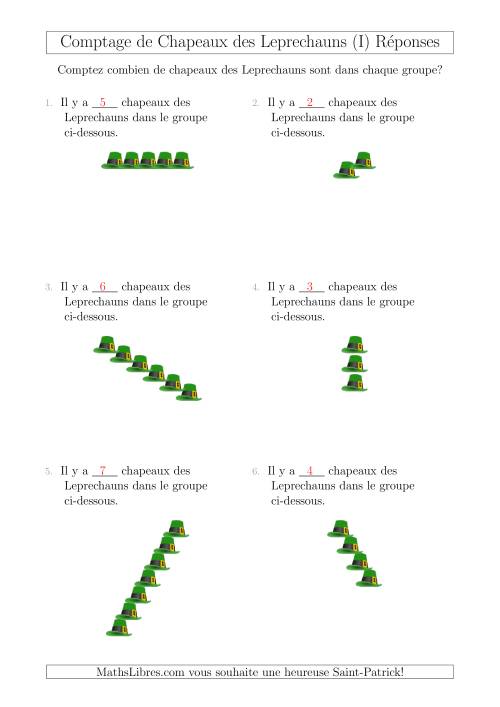 Comptage de Chapeaux des Leprechauns Arrangés en Forme Linéaire (I) page 2