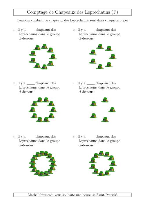 Comptage de Chapeaux des Leprechauns Arrangés en Forme Circulaire (F)