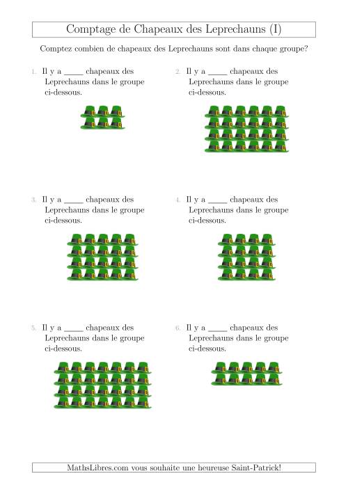 Comptage de Chapeaux des Leprechauns Arrangés en Forme Rectangulaire (I)