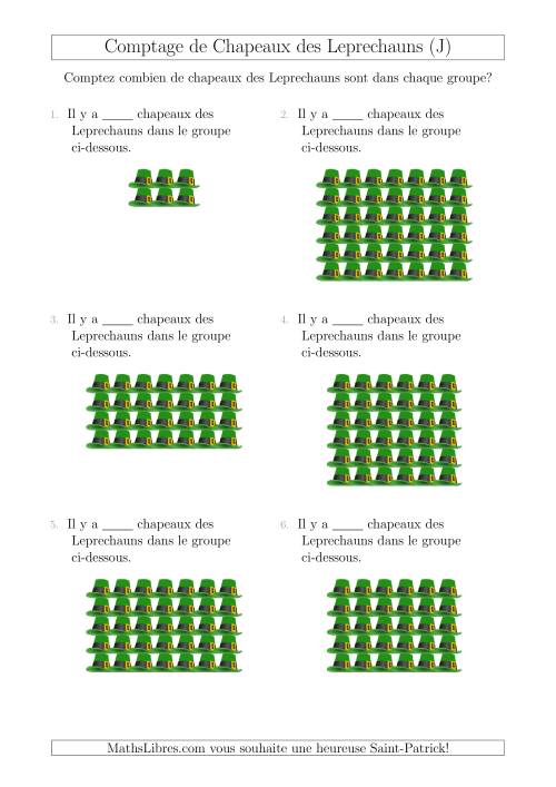 Comptage de Chapeaux des Leprechauns Arrangés en Forme Rectangulaire (J)