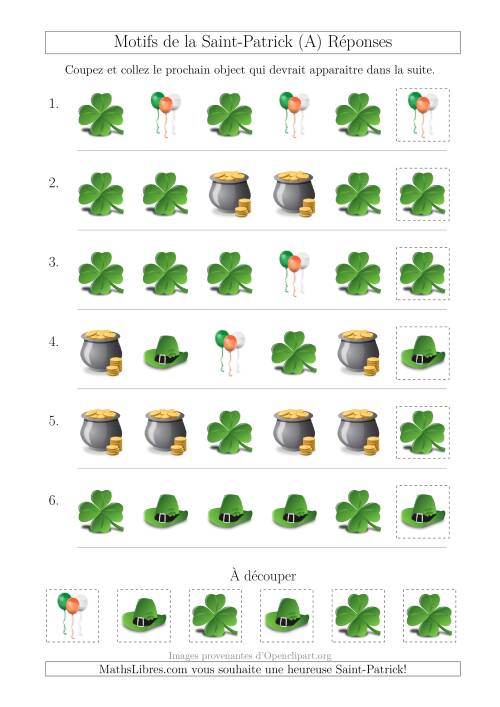 Motif d'Images de la Saint-Patrick avec la Forme Comme Attribut Seulement (Tout) page 2